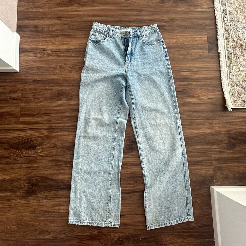 Garage Jeans - size 3/26 - light wash, high rise, wide leg